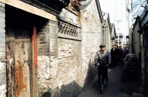 Beijing Hutongs  Bicycle-rider
